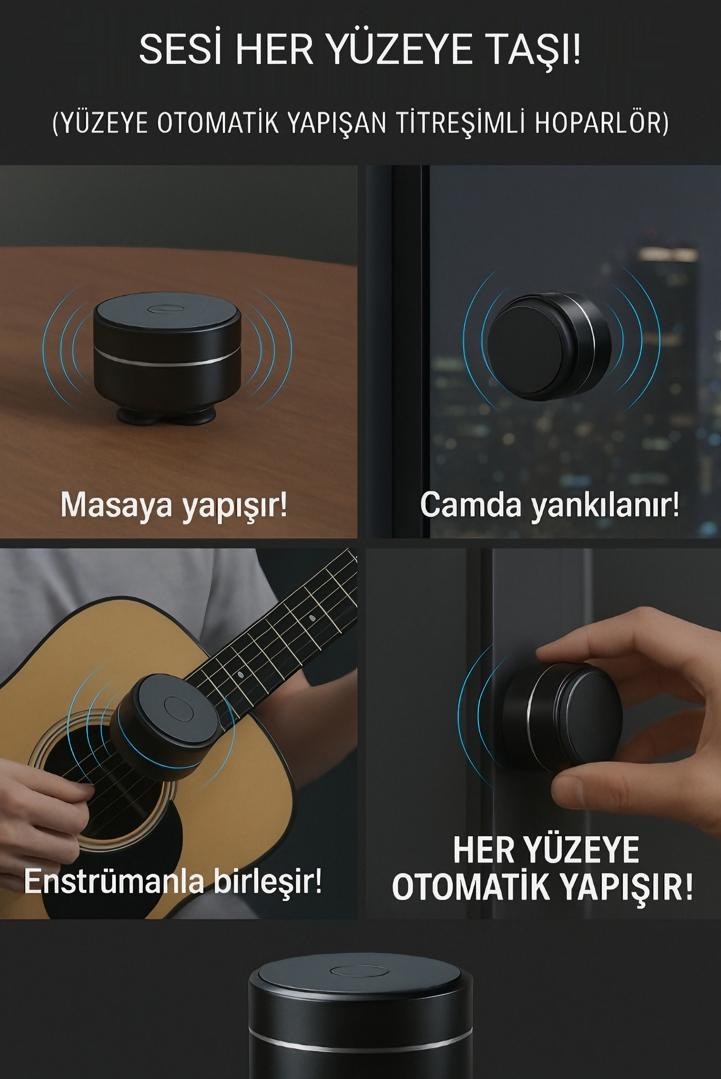 BassHoparlör™ Kemik İletim Duyarlı Ses Hoparlörü